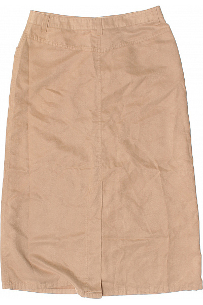 Marks & Spencer Dámská béžová polyesterová rovná midi sukně s kapsami Velikost UK 14 | Marks & Spencer | obrázek 3