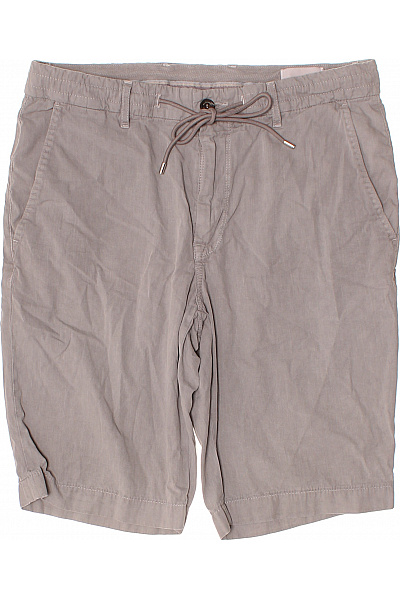 BALDESSARINI Pánské bavlněné kraťasy volnočasové krátké šedé Velikost 34 | BALDESSARINI | obrázek 2