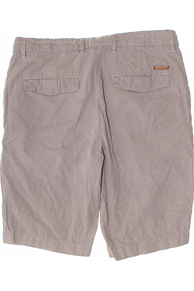 BALDESSARINI Pánské bavlněné kraťasy volnočasové krátké šedé Velikost 34 | BALDESSARINI | obrázek 3