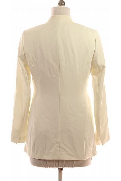 s.OLIVER Dámské krémové elegantní sako bez zapínání bez límce na běžné nošení Vel. 38 | s.OLIVER | obrázek 2