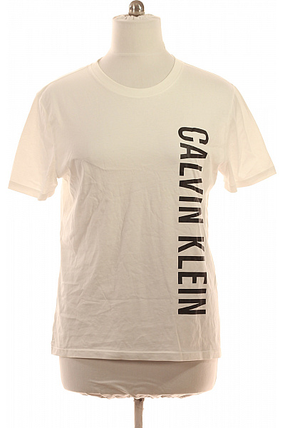 Calvin Klein Pánské Tričko S Krátkým Rukávem A Potiskem Calvin Klein Vel. L
