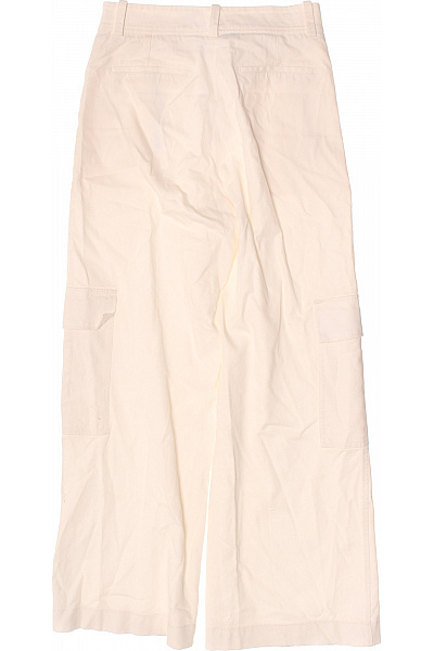 Hugo Boss Dámské cargo kalhoty široké volnočasové plátěné béžové s kapsami Vel. S | Hugo Boss | obrázek 2