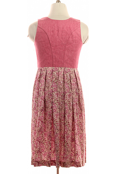 Wenger růžové šaty bez rukávů midi květované letní boho Velikost 44 | Wenger | obrázek 3