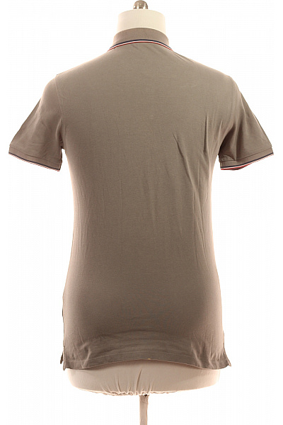 U.S.POLO ASSN. Pánské tričko s límečkem a krátkým rukávem bavlněné jednobarevné s výšivkou Vel. M | U.S.POLO ASSN. | obrázek 3