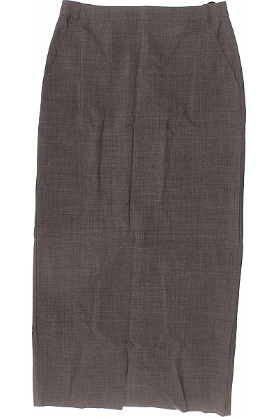 oui Dámská polyesterová pouzdrová sukně hnědá business rovná midi Velikost 40 | oui | obrázek 2