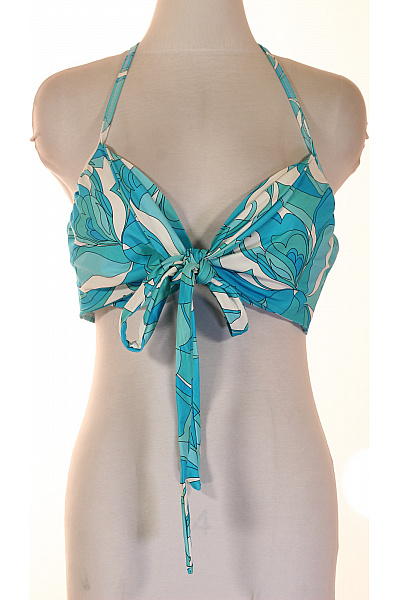 Carmen Plavková Podprsenka Za Krk Květinové Retro Na Zavazování Vel. EU L