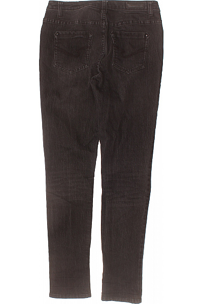 OPUS Dámské bavlněné strečové skinny džíny černé seprané Vel. 36/32 | OPUS | obrázek 2