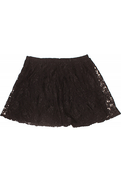 asos Dámská černá nylonová krajková mini sukně áčková sexy Vel. 42 | asos | obrázek 3