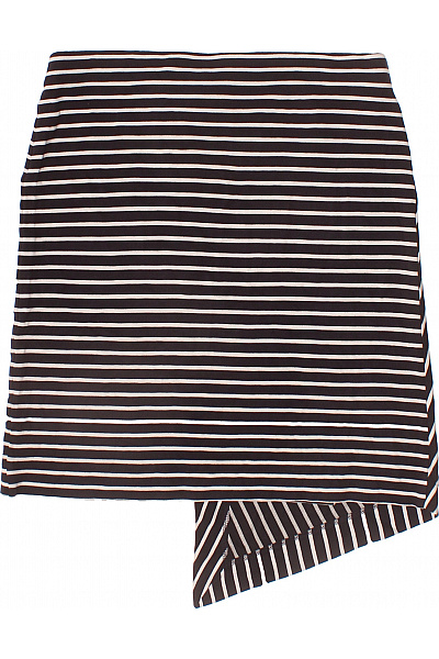 Esprit Dámská pruhovaná zavinovací asymetrická sukně černobílá Vel. l | Esprit | obrázek 3