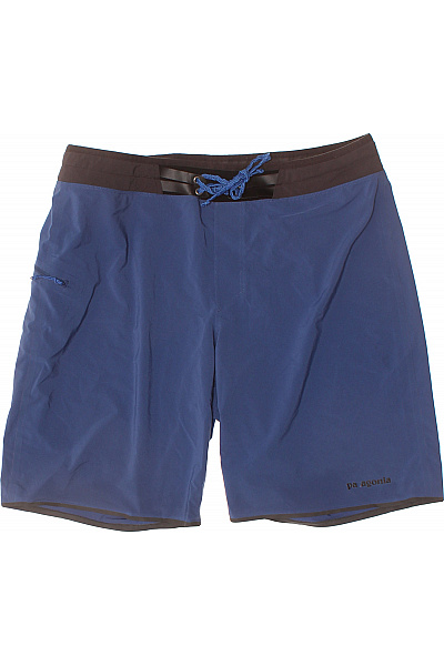 Pánské Modré Sportovní Kraťasy S Kapsami Vel. 34