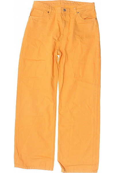 Monki Dámské Oranžové Džíny Volné široké Velikost 32