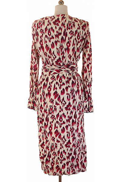 Scotch & Soda dámské šaty s dlouhým rukávem zavinovací zvířecí vzor elegantní midi Velikost 36 | Scotch & Soda | obrázek 3