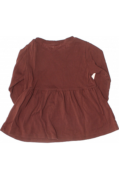 WHEAT  Dívčí hnědé tunika dlouhý rukáv bavlněná vyšívaná květy Vel. 110 CM | WHEAT  | obrázek 2