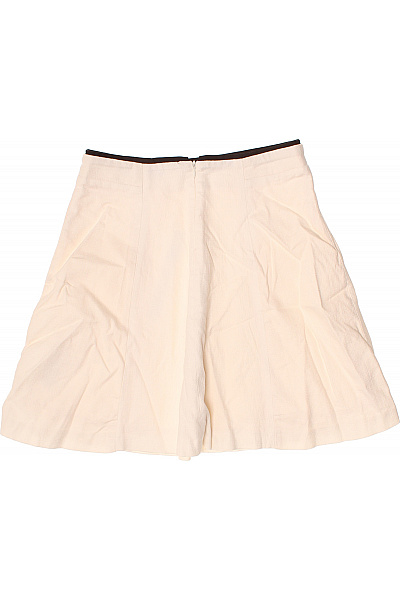 ZARA Béžová bavlněná áčková sukně ke kolenům Velikost M | ZARA | obrázek 3