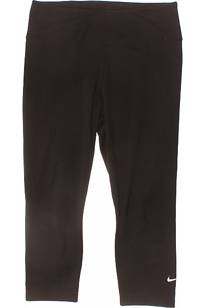 Nike Dámské černé Sportovní Legíny Pod Kolena Vel. M