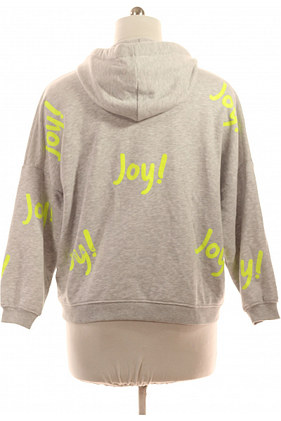 miss goodlife Dámská šedá mikina s kapucí a potiskem s kamínky Velikost XL | miss goodlife | obrázek 2