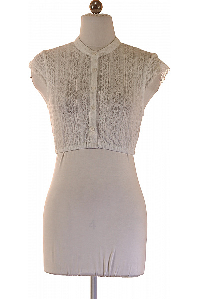 Trachtenmanufaktur Bolerko bílé krajkové s krátkým rukávem vintage Vel. 36 | Trachtenmanufaktur | obrázek 2