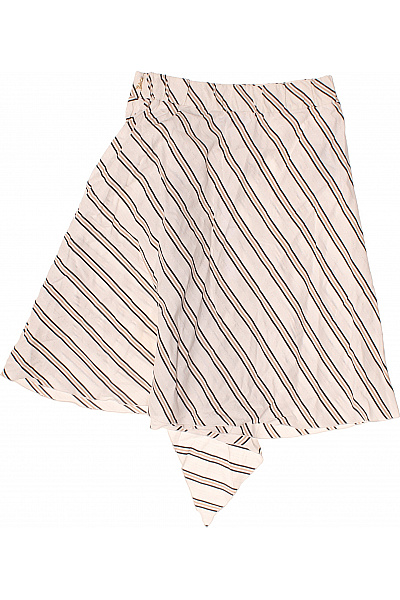 PATRIZIA  PEPE Dámská pruhovaná asymetrická midi sukně z viskózy Velikost 40 | PATRIZIA  PEPE | obrázek 3