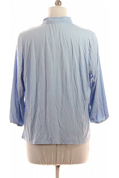 MORE & MORE Dámská halenka s dlouhým rukávem modrá Vel. 42 | MORE & MORE | obrázek 3