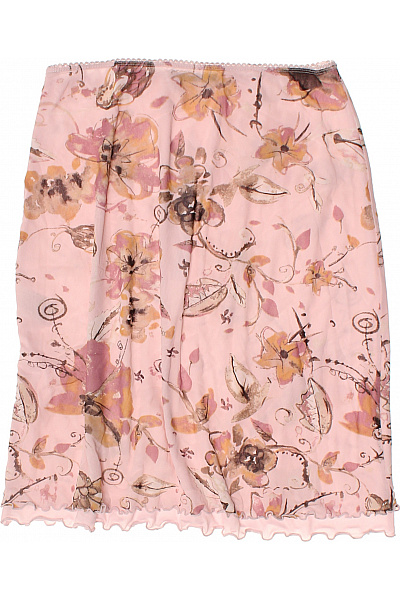COMMA Dámská růžová květinová letní průsvitná krátká sukně volná Velikost 38 | COMMA | obrázek 3