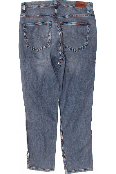 Pepe Jeans Dámské modré polyesterové džíny rovné seprané s bočním pruhem Velikost 30/28 | Pepe Jeans | obrázek 2