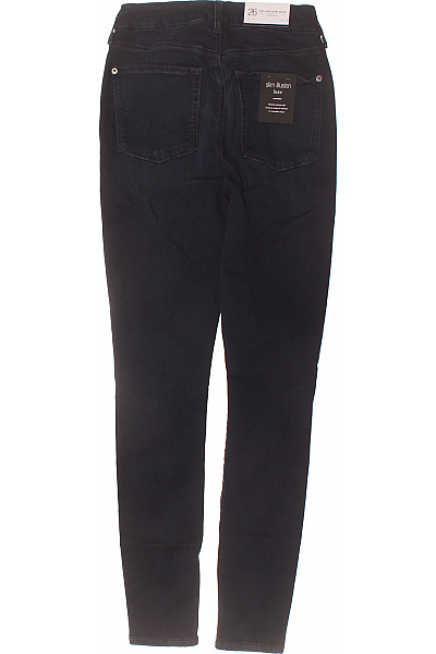 7 for all mankind Dámské tmavě modré strečové skinny džíny s vysokým pasem Velikost 26 | 7 for all mankind | obrázek 2