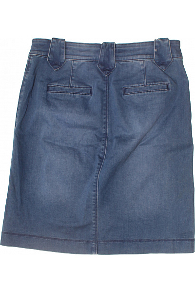 PEDRO DEL HIERRO Dámská džínová sukně ke kolenům s vysokým pasem a knoflíky modrá Velikost S | PEDRO DEL HIERRO | obrázek 3