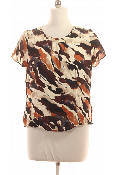 S.OLIVER Dámská Halenka S Krátkým Rukávem A Potiskem Vel. DE 40