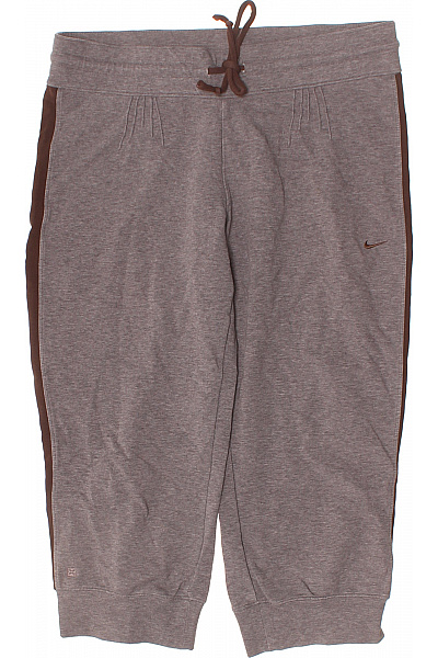 Nike Dámské šedé teplákové tříčtvrteční kraťasy sportovní s mašlí Velikost S | Nike | obrázek 2