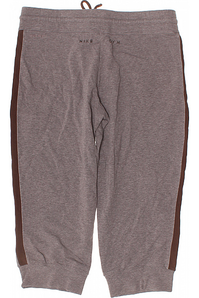 Nike Dámské šedé teplákové tříčtvrteční kraťasy sportovní s mašlí Velikost S | Nike | obrázek 3