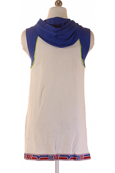 DIESEL dětské tričko s kapucí bez rukávů bílé Vel. 12 | DIESEL | obrázek 2