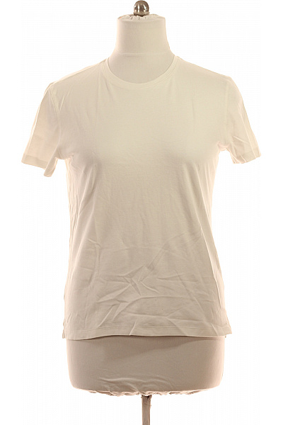 Dámské tričko bílé bavlna krátký rukáv ležérní letní | Unimoda | obrázek 2