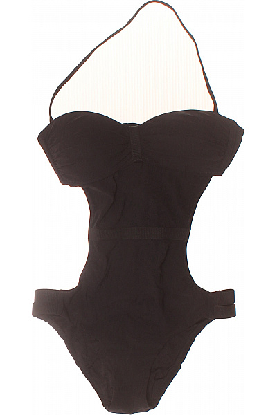 ocean blue dámské černé jednodílné plavky sexy vykrojené za krk Vel. EU XS | ocean blue | obrázek 2