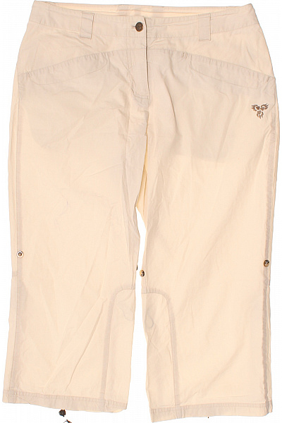 Jack Wolfskin Dámské bavlněné kraťasy béžové outdoorové volnočasové pod kolena s kapsami Velikost 38 | Jack Wolfskin | obrázek 2