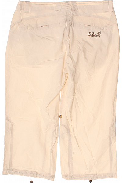 Jack Wolfskin Dámské bavlněné kraťasy béžové outdoorové volnočasové pod kolena s kapsami Velikost 38 | Jack Wolfskin | obrázek 3