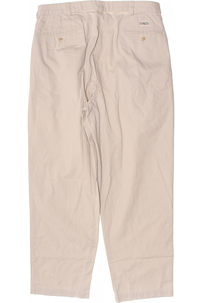 Ralph Lauren Pánské bavlněné volnočasové kalhoty béžové rovné s puky Velikost L | Ralph Lauren | obrázek 3