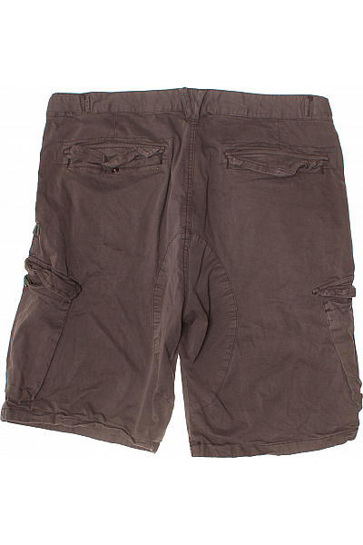 Poolman Pánské kraťasy cargo volnočasové bavlněné hnědé s kapsami Velikost 36 | Poolman | obrázek 2