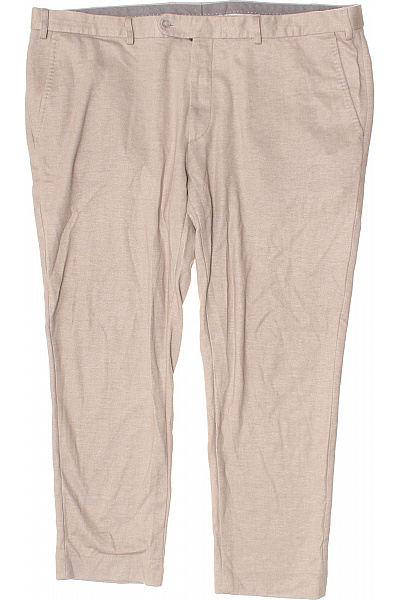 Digel Pánské kalhoty béžové rovné volnočasové polyesterové Velikost W42 | Digel | obrázek 2