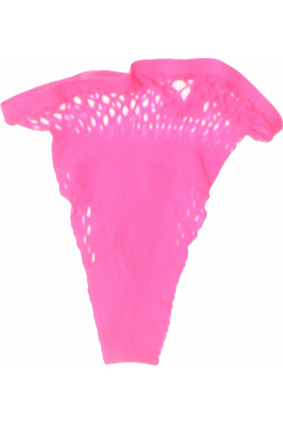 Dámské Kalhotky Růžové Síťované