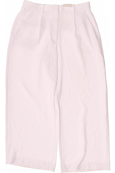 Abercrombie&Fitch Dámské Kalhoty Bílé široké Volnočasové Elegantní Vel. 30