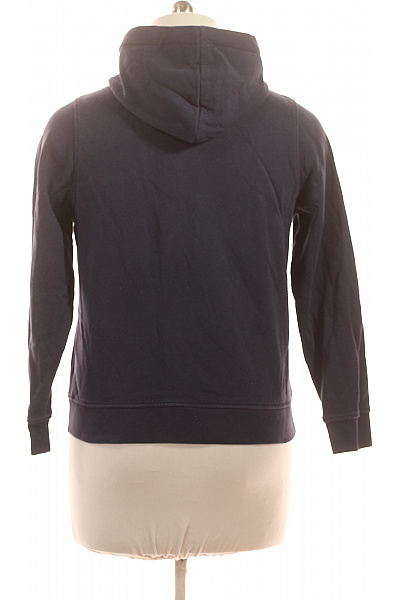 GANT modrá mikina s kapucí a potiskem na zip streetwear Velikost L | GANT | obrázek 3