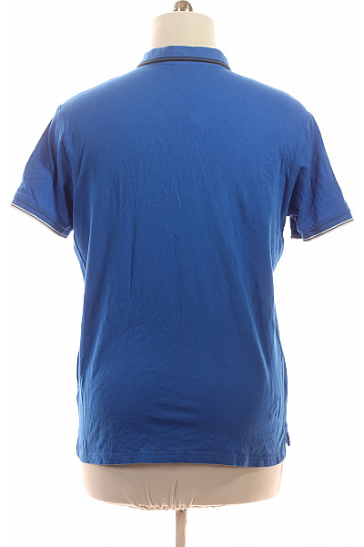 U.S.POLO ASSN. Pánské modré bavlněné polo tričko s krátkým rukávem a límečkem Velikost XL | U.S.POLO ASSN. | obrázek 2