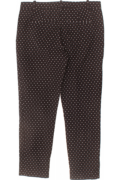 pinko Dámské černé kalhoty s bílými puntíky acetátové cigaretové Vel. S | pinko | obrázek 2