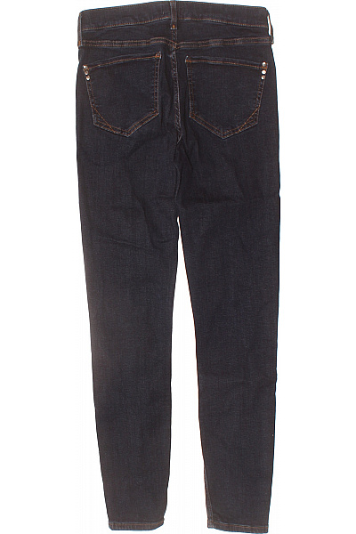 River Island Dámské džíny skinny s rozparkem modré strečové Vel. 34 | River Island | obrázek 2