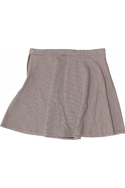 American Apparel Dámská polyesterová áčková minisukně pepitová vzorovaná rozšířená Velikost L | American Apparel | obrázek 3