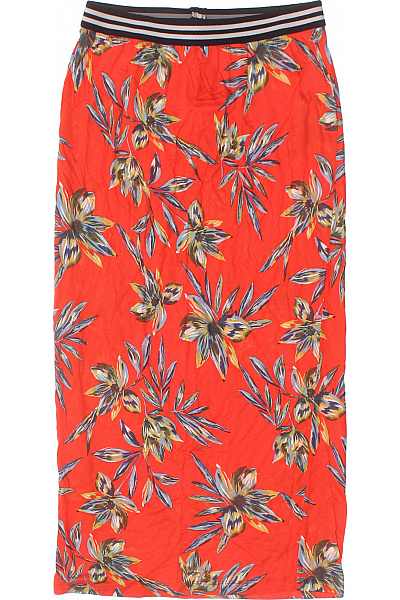 Lascana Dámská červená květinová sukně maxi s potiskem Velikost EUR38 | Lascana | obrázek 2