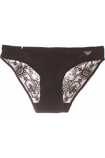 ARMANI Dámské kalhotky krajkové černé Velikost UK XS | ARMANI | obrázek 2