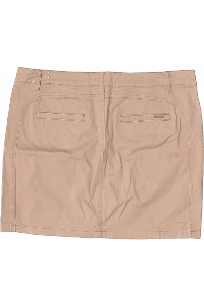 McGregor Dámská bavlněná béžová krátká sukně se zipy rovná Velikost 42 | McGregor | obrázek 3