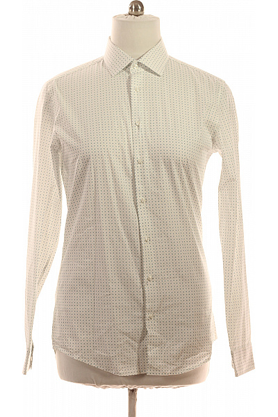 Seidensticker Pánské Košile S Dlouhým Rukávem Puntíkovaná Elegantní Bavlněné Velikost 42