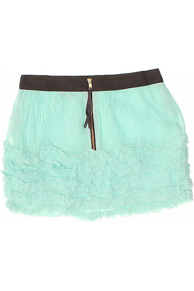 Topshop dámská tylová sukně s volánky krátká tyrkysová Velikost UK 12 | Topshop | obrázek 3